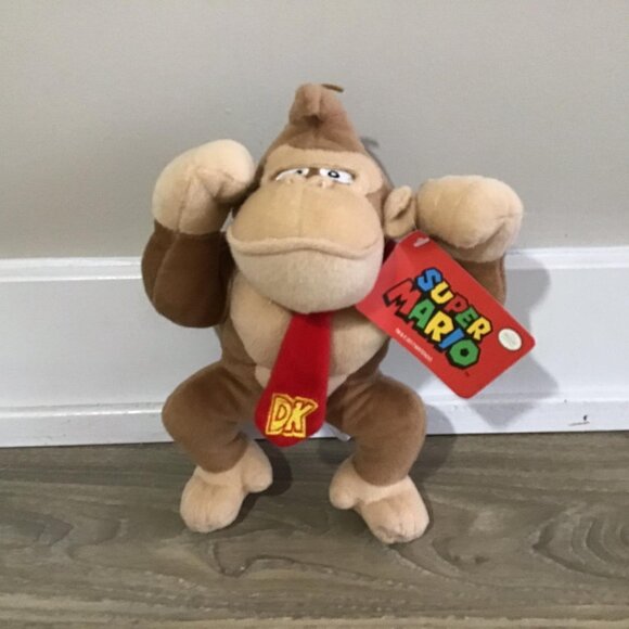 Good Stuff Donkey Kong Plush Figure 10" Super Mario - Picture 1 of 3